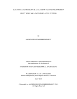 Electrostatic modeling & analysis of partial discharges in epoxy resin mica paper insulation systems