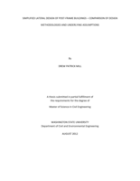 Simplified lateral design of post-frame buildings: comparison of design methodologies and underlying assumptions
