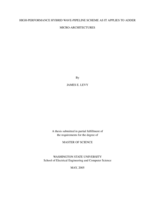 High-performance hybrid wave-pipeline scheme as it applies to adder micro-architectures