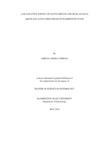 A qualitative survey of native bees in and near alfalfa (Medicago sativa) seed fields in Washington State