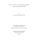Genetic variation in Cephalosporium gramineum, cause of Cephalosporium stripe