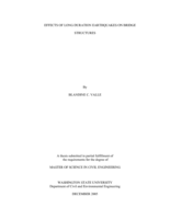 Effects of long duration earthquakes on bridge structures