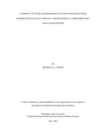 Lymphocyte NF-kB and demands of illness measures from women with stage II-IV breast cancer during a complementary yoga intervention