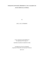 Increasing knowledge, preference, and availability of pulse crops in K-12 schools