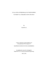Evaluation of performance of whitetopping pavement as a rehabilitation strategy