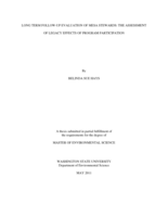 Long term follow-up evaluation of MESA stewards: the assessment of legacy effects of program participation