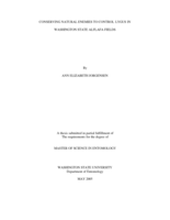 Conserving natural enemies to control lygus in Washington State alfalfa fields