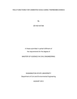 Yield functions for cemented soils using thermomechanics