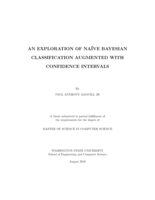 An exploration of naïve Bayesian classification augmented with confidence intervals
