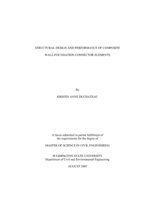 Structural design and performance of composite wall-foundation connector elements
