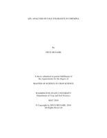 QTL analysis of cold tolerance in chickpea