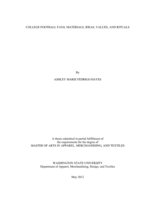 College football fans: materials, ideas, values, and rituals