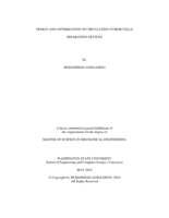 Design and optimization of circulating tumor cells separation devices