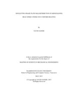 Single/two-phase flow maldistribution in minichannel heat-sinks under non-uniform heating