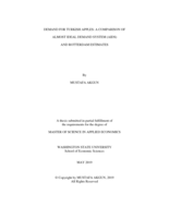 Demand for Turkish apples: a comparison of Almost Ideal Demand System (AIDS) and Rotterdam estimates