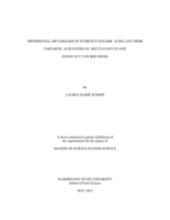 Differential metabolism of hydroxycinnamic acids and their tartartic acid esters by Brettanomyces and Pediococcus in red wines