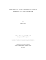 Improvement of rotary MR-brakes by utilizing serpentine flux path and T-rotor