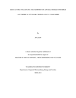 Key factors influencing the adoption of apparel mobile commerce: an empirical study of Chinese and U.S. consumers