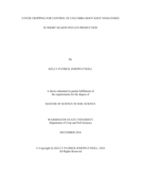 Cover cropping for control of Columbia root knot nematodes in short season potato production