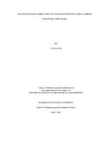 Solution-based fabrication of nanoelectronics using carbon nanotube thin films