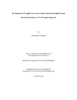 Development of fragility curves for cold-formed steel light-framed structural systems: a two-pronged approach