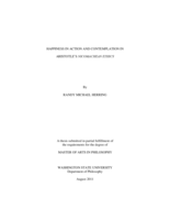 Happiness in action and contemplation in Aristotle's Nicomachean ethics