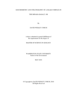 Geochemistry and stratigraphy of a Maar complex in the Imnaha basalt, OR