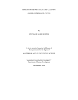 Effects of equine facilitated learning on child stress and coping