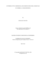 Synthesis of two-dimensional molybdenum disulfide atomic film by chemical vapor deposition