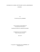 Economics of academia: the two-body and dual-hire problem revisited