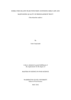 Edible fish gelatin films with nisin: extending shelf-life and maintaining quality of fresh rainbow trout (Oncorhynchus mykiss)