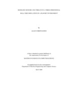 Modeling sensors and threats in a three-dimensional real-time simulation of a seaport environment