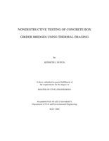Nondestructive testing of concrete box girder bridges using thermal imaging