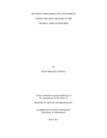 Multiple caretaking and attachment among the Aka foragers of the Central African Republic