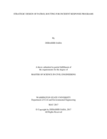 Strategic design of patrol routing for incident response programs