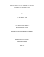 Rhizobial inoculants for improving soil quality and rural livelihoods in Uganda