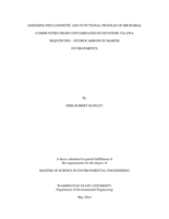 Assessing phylogenetic and functional profiles of microbial communities from contaminated ecosystems via DNA sequencing-hydrocarbons in marine environments