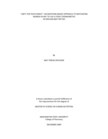 "160°F for your family": an emotions-based approach to motivating women in WIC to use a food thermometer in ground beef patties