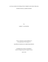An evaluation of interactive curriculum using the Java Instructional Gaming Engine
