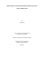 Genetic diversity of major surface protein 2 archive is not tightly linked to immune escape
