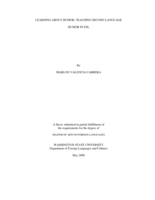 Learning about humor: teaching second language humor in ESL