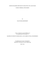 Sodium chloride diffusion in selected low-acid foods during thermal processing