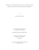 The effect of 1-Naphthaleneacetic acid (NAA) and simulated hail (defoliation) on potato plant growth and development