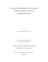 Evaluation and comparison of multicast message authentication protocols for use in power grid applications