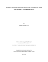 High IIP2 CMOS doubly balanced quadrature sub-harmonic mixer for 5 GHz direct conversion receiver