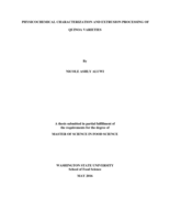 Physicochemical characterization and extrusion processing of Quinoa varieties