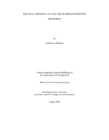 The vocal minority: an analysis of mediated protest discourses