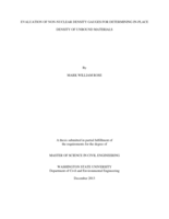 Evaluation of non-nuclear density gauges for determining in-place density of unbound materials