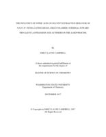 The influence of nitric acid on solvent extraction behavior of N, N, N', N'-tetra-2-ethylhexly diglycolamide (T2EHDGA) toward trivalent lanthanides and actinides in the ALSEP process