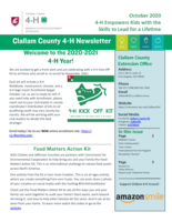 Clallam County 4-H Newsletter, October 2020